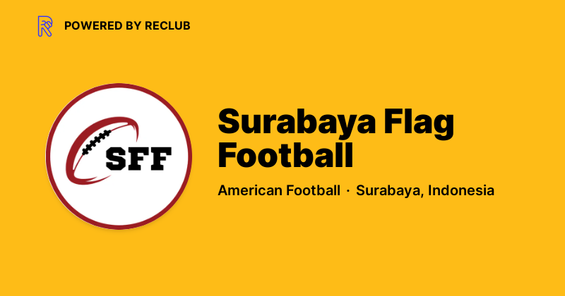 Roadshow TAFF Surabaya, Cari Bibit Unggul Atlet Flag Football untuk Timnas Indonesia